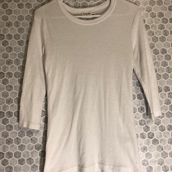 Michael Stars by Anthropologie White Shine Tee - Picture 3 of 7